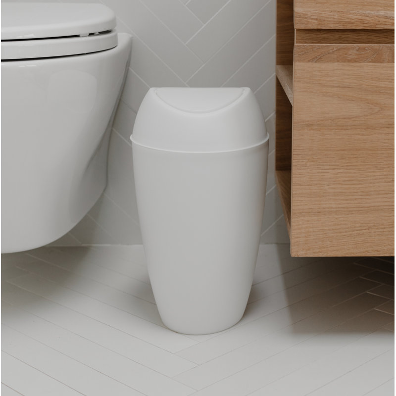 Umbra Twirla Plastic 2.2 Gallon Swing Top Trash Can & Reviews Wayfair